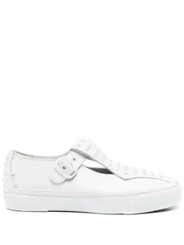 Vans: Белые кроссовки 
