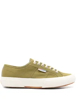 Superga: Кроссовки цвета хаки 
