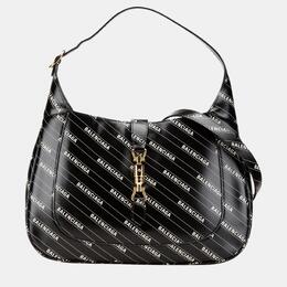 Gucci: Чёрная сумка через плечо  Jackie
