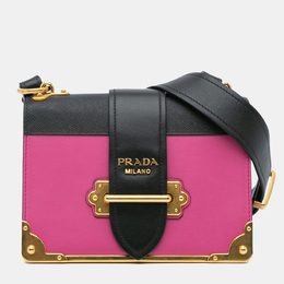 Prada: Розовая сумка через плечо 