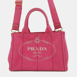 Prada: Розовая сумка-шоппер 