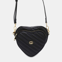 Gucci: Чёрная сумка  Interlocking G