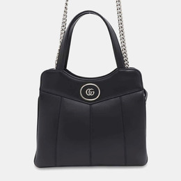 Gucci: Чёрная сумка  GG