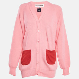 Comme des Garcons: Розовый кардиган 