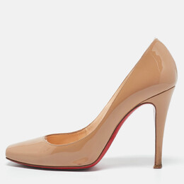 Christian Louboutin: Бежевые туфли 