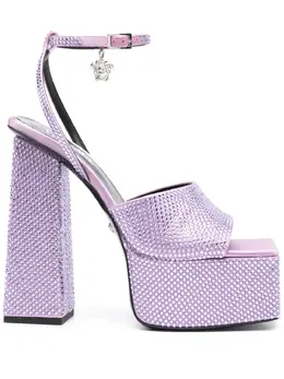 Versace: Фиолетовые сандалии 