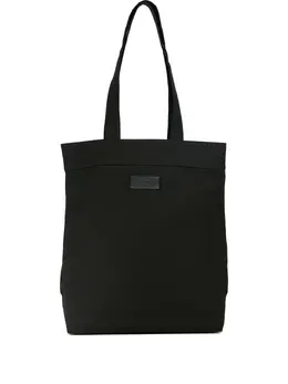 MM6 Maison Margiela: Чёрная сумка-шоппер 