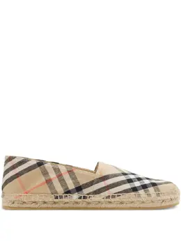 Burberry: Бежевые мокасины 