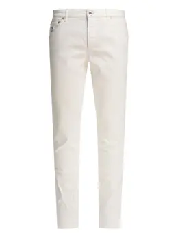 Brunello Cucinelli: Белые брюки 