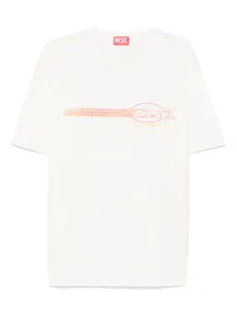 Diesel: Белая футболка 