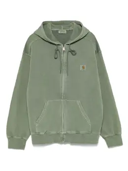 Carhartt WIP: Зелёная толстовка  Nelson