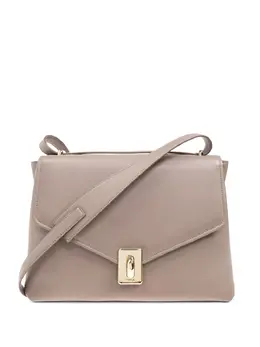 Furla: Бежевая сумка 