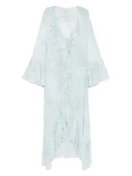Blumarine: Шифоновое платье 