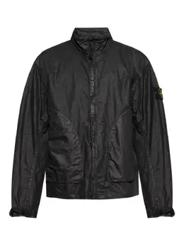 Stone Island: Чёрная куртка  Compass