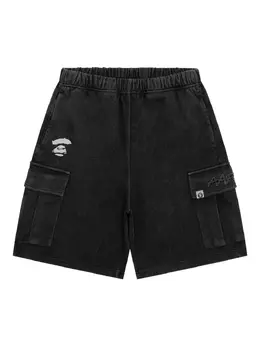 AAPE BY *A BATHING APE®: Чёрные шорты 
