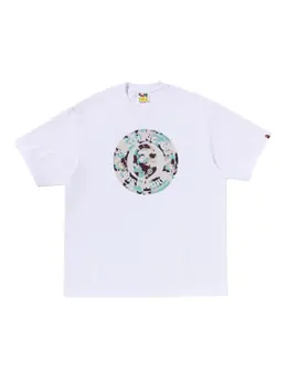 A BATHING APE®: Белая футболка 