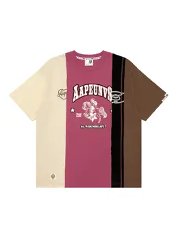 AAPE BY *A BATHING APE®: Тёмная футболка 