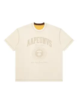 AAPE BY *A BATHING APE®: Светлая футболка 