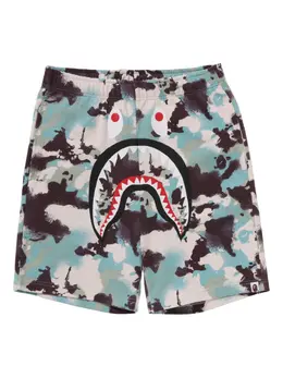 A BATHING APE®: Светлые шорты 