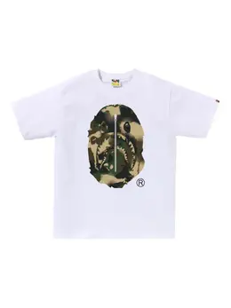 A BATHING APE®: Белая футболка 