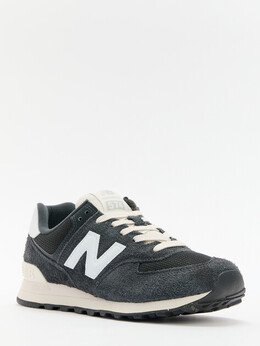 New Balance: Тёмные кроссовки 