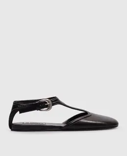 Jil Sander: Чорні сандалі 