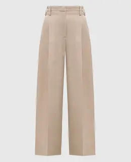 Jil Sander: Бежевые брюки 