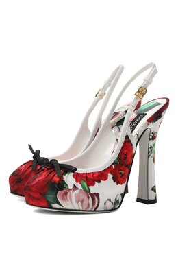 Dolce & Gabbana: Белые туфли  Vally