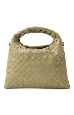 Bottega Veneta: Зелёная сумка 