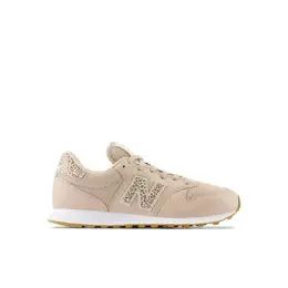 New Balance: Бежевые кроссовки  500