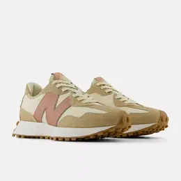 New Balance: Коричневые кроссовки  327