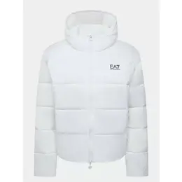 EA7 EMPORIO ARMANI: Белая куртка 