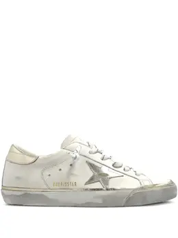 Golden Goose: Бежевые кроссовки  Super Star