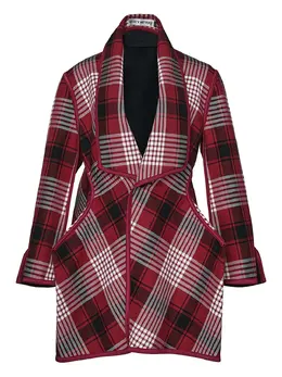 Issey Miyake: Куртка в клетку 