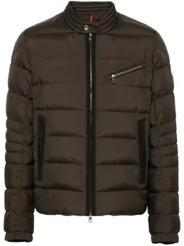 Moncler: Коричневая куртка 