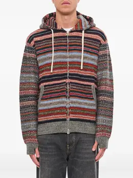 Junya Watanabe MAN: Кардиган с капюшоном 