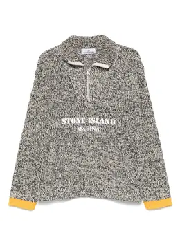 Stone Island: Голубой свитер 
