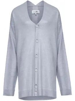 MM6 Maison Margiela: Кардиган с v-образным вырезом 