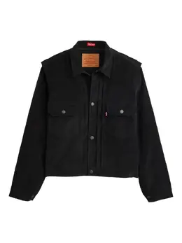 Levi's: Чёрная куртка 