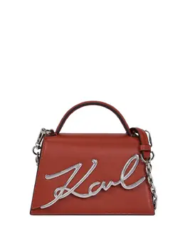 Karl Lagerfeld: Красная сумка через плечо  Signature
