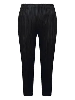 Pleats Please Issey Miyake: Чёрные брюки 
