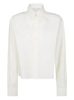 MM6 Maison Margiela: Рубашка стрейч 