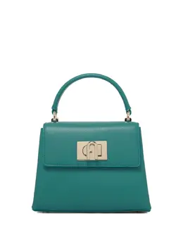 Furla: Зелёная сумка-шоппер  1927 Mini