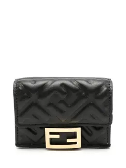 Fendi Pre-Owned: Чёрный кошелёк 