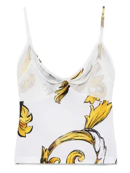 Versace Jeans Couture: Топ в сетку 