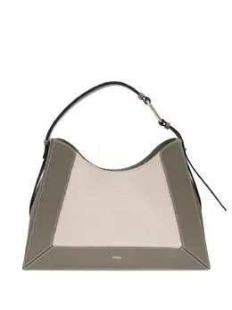 Furla: Светлая сумка-шоппер 