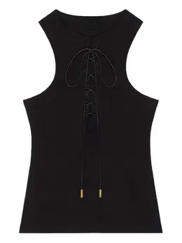 Givenchy: Кружевное топ 