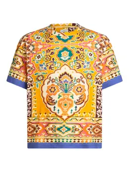 ETRO: Футболка с растительным принтом 