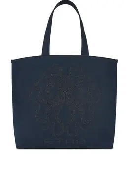 ETRO: Синяя сумка-шоппер 
