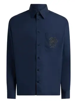ETRO: Синяя рубашка 
